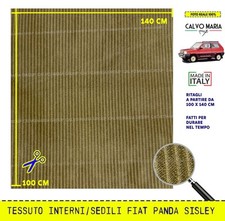 Tessuto Fiat Panda Sisley VELLUTO BEIGE Tappezzeria Rivestimenti coprisedili