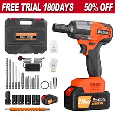 Trapano avvitatore a percussione senza fili 2000NM riparazione auto ruota dado pistola set + batteria