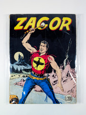 Zagor n 1 da L. 200 - 1° Ristampa del 1970 - Scritta Rossa