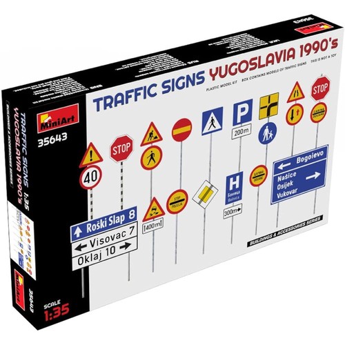 Miniart traffic signs - miniart,