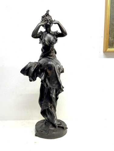 Scultura bronzo colombine sur - bronzo,