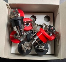 COMEPI Pulsanti a fungo con sgancio a chiave NERI e ROSSI - ECX 1140 - 1141 9PZ