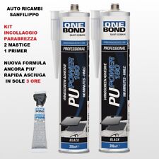 KIT INCOLLAGGIO SIGILLANTE PARABREZZA 2 CARTUCCE + PRIMER  SAINT GOBAIN MASTICE