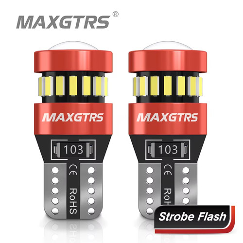 Flash strobo w5w t10 led - 2x,