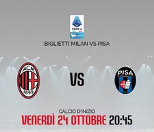 MILAN PISA Biglietti 