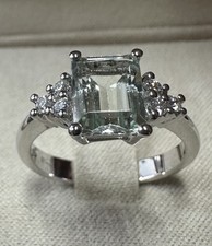 ANELLO ORO BIANCO 18kt. CON