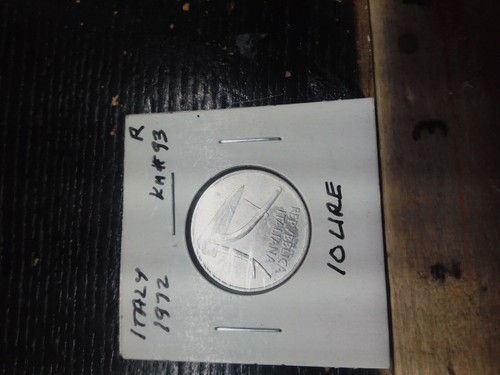 Italy lire 1972r aluminum - italy,