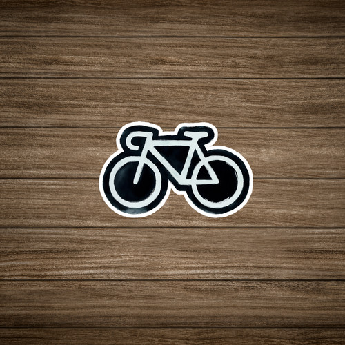 Adesivo bicicletta minimalista