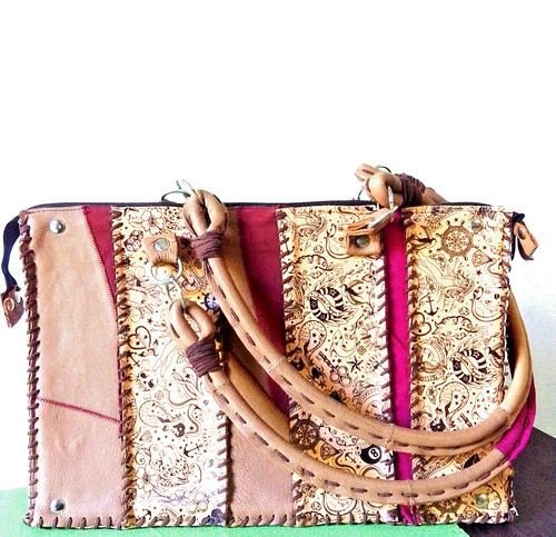 Borsa cartella handmade - , in