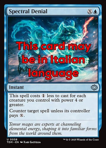 Mtg spectral denial exc - mtg,