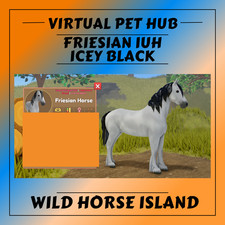Wild Horse Island - Frisone IUH - Nero Ghiacciato - Cappotto Grigio -