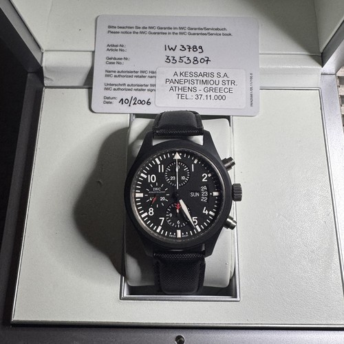 Iwc top gun 2006 - 2006, cronografo