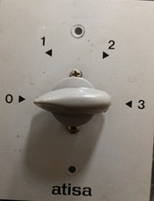 COMMUTATORE DI VELOCITA' VENTILCONVETTORE ATISA 3 POSIZIONI + 0 DA INCASSO