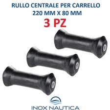 3 RULLI CENTRALI PER CARRELLO