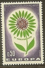 FRANCIA N°1431 "EUROPA 1964 50C" NUOVO XX TTB