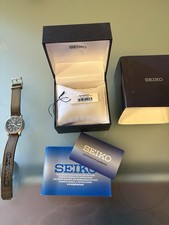 SEIKO 5 Orologio Full Set Ref. SNK805K2 Military 36mm  30mt