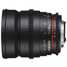 LK Samyang Obiettivo Cine 24mm t/1.5 II VDSLR per Sony A