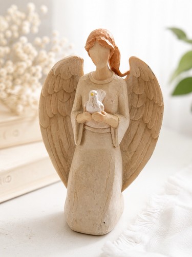 Figurina angelo angeli cuore