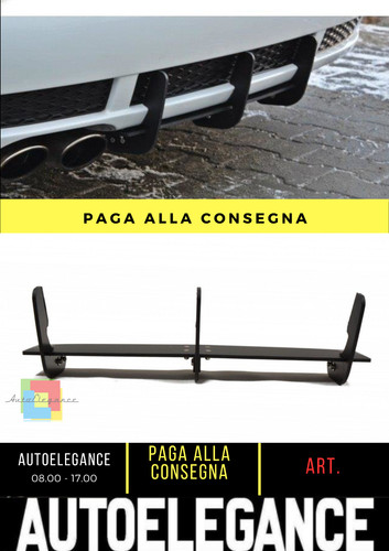 ⭐Diffusore posteriore nero