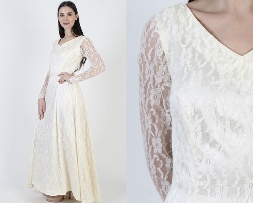 Abito sposa vintage panna - abito,