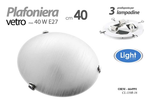 Plafoniera 40cm applique - plafoniera,