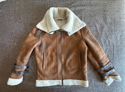 Giacca zara marrone ecopelle - giacca, e