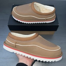 NUOVE UGG Tasman Cali Wave ciabatte da uomo taglia castagno betulla scarpe 1158278-CBRC