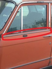 1x Profilo ORIGINALE Porta Sottovetro TRIUMPH Dolomite Sprint Ant DX -SN Post DX