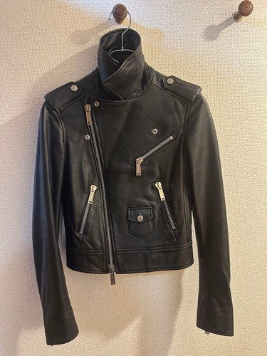 Dsquared2 black lamb leather - black,