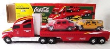 2003 CAMION COCA COLA CAMIONCINO NATALIZIO CON 2 MACCHINE TRUCK CARRIER 2 HUMMER