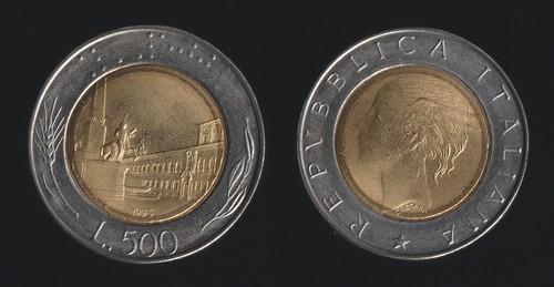 500 lire 1995 quirinale - quirinale,