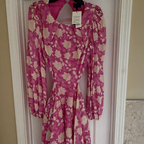 Mini abito bardot - bardot, rosa/beige