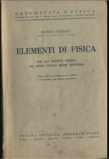 ELEMENTI di FISICA 1938 mario