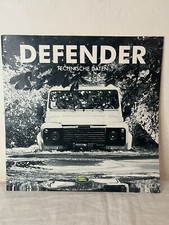 Land Rover Defender 2002 catalogo pubblicitario vintage depliant brochure tedesc