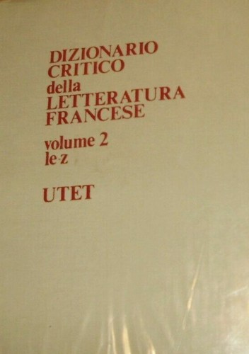 Dizionario critico della - critico,