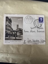 Arezzo Lettera Illustrata 3 Immagini Viagg 1941