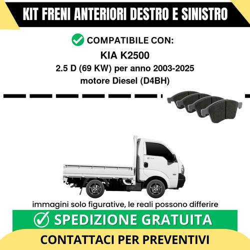 Pastiglie freno anteriori - pastiglie, per