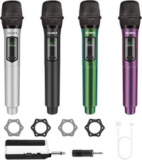 Set 4 Microfoni Wireless