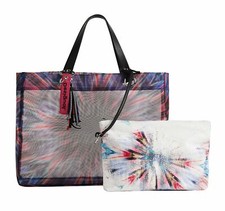 Borsa shopping Desigual Bols Caleidoscope borsa a tracolla borsa Space Blue rosa