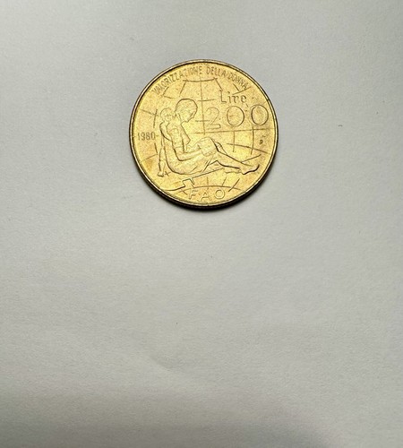 200 lire 1980 edizione fao - edizione,