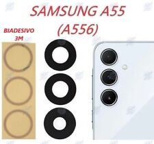 VETRO RICAMBIO VETRINO LENTE FOTOCAMERA POSTERIORE SAMSUNG A55 A556 + BIADESIVO
