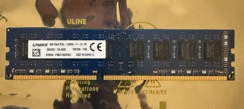 Kingston 8gb 2rx8 pc3l 12800u - kingston,