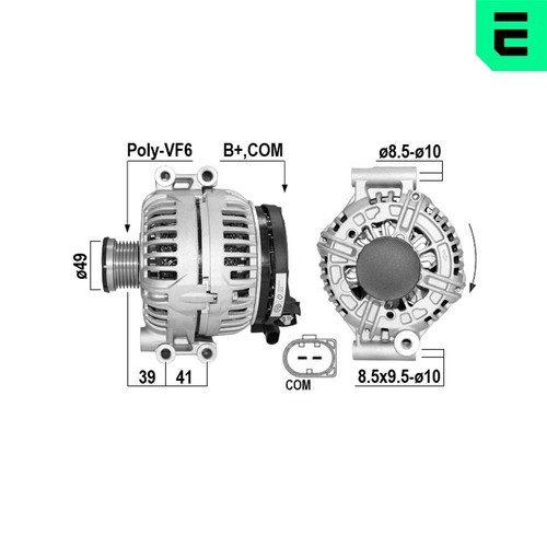 Era alternatore 155a 12v - 155a, per
