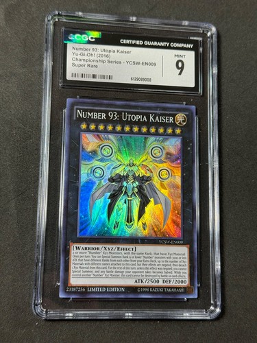 Yugioh cgc numero utopia - cgc, 9