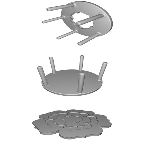 Set sottobicchieri con - set,