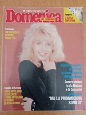 DOMENICA DEL CORRIERE n.40-1987 LORELLA CUCCARINI - BRIGITTE NIELSEN - EASTWOOD