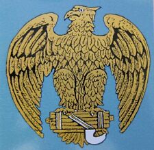 MVSN Generals Helmet Decal Blackshirts Italian M33 Transfer Decalcomania casco