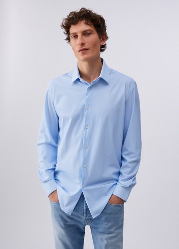 Liu camicia righe - righe, azzurro