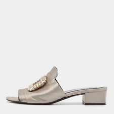 Sandali Roger Vivier grigi con