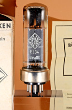 El34 telefunken metal base - telefunken,